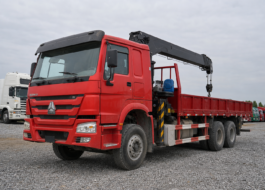 HOWO 6×4 КМУ 10 т — б/у кран-манипулятор