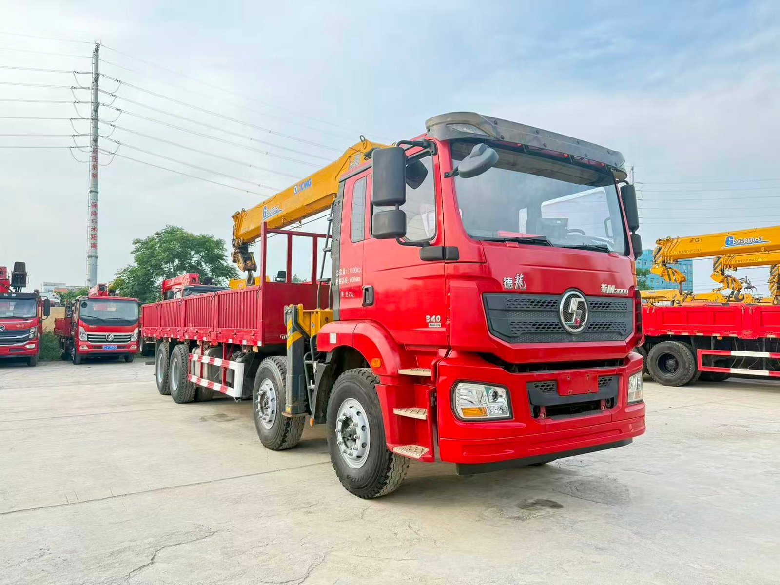 SHACMAN КМУ 340л.с. кран:XCMG 14 т. кран-манипулятор 8×4