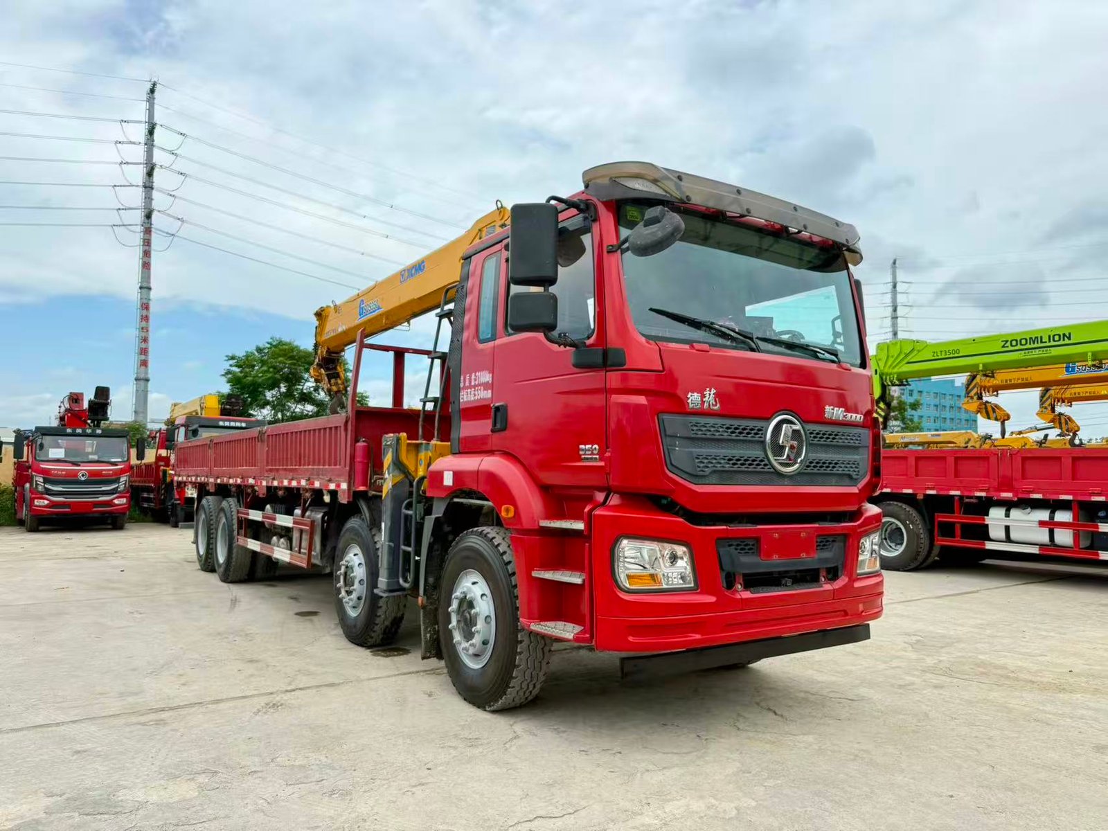 SHACMAN КМУ 350л.с. кран:XCMG 14 т. кран-манипулятор 8×4