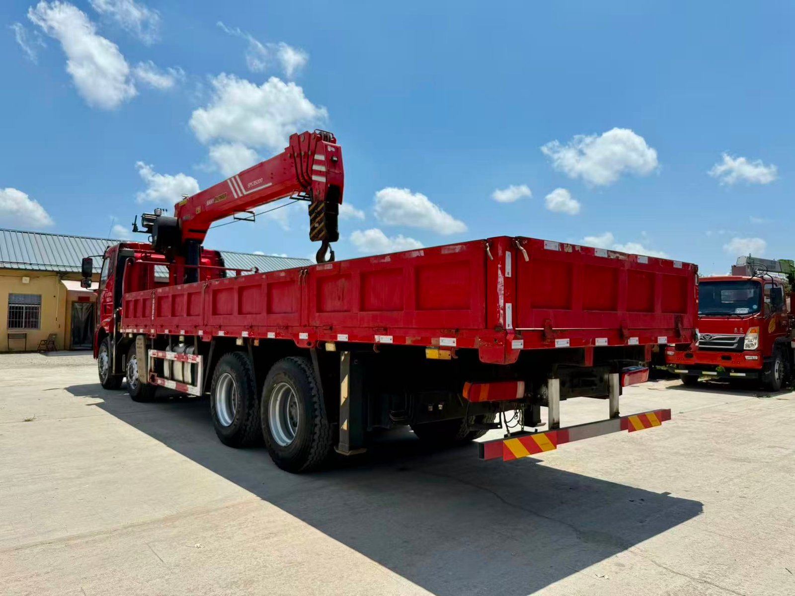 FAW Jiefang КМУ 350л.с. кран:Palfinger 14 т. кран-манипулятор 8×4