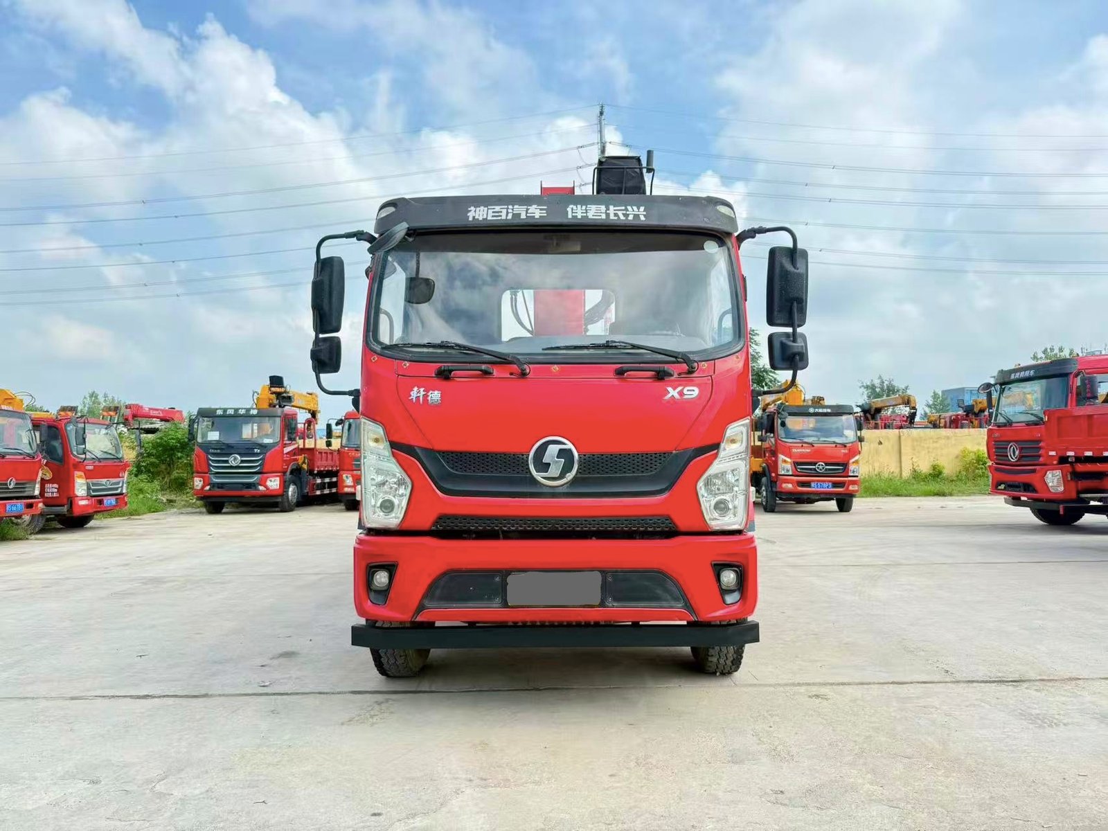 SHACMAN КМУ 200л.с. кран:CHANGXING 8 т. кран-манипулятор 4×2
