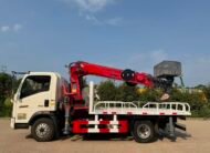 HOWO Автовышка.Высота: 20 метров. кран:5 т. кран-манипулятор 4×2