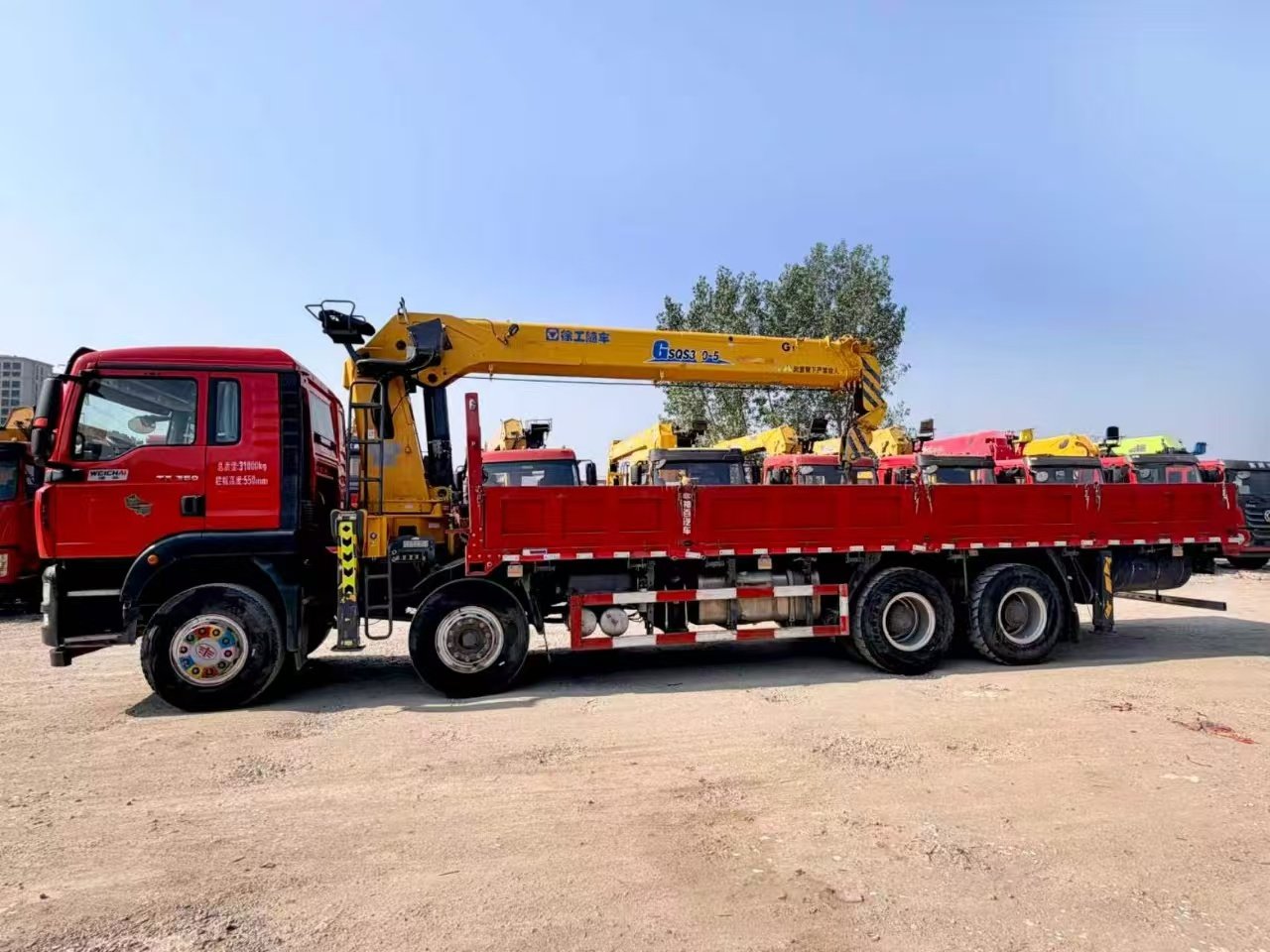 HOWO КМУ 350л.с. кран:XCMG 14 т. кран-манипулятор 8×4