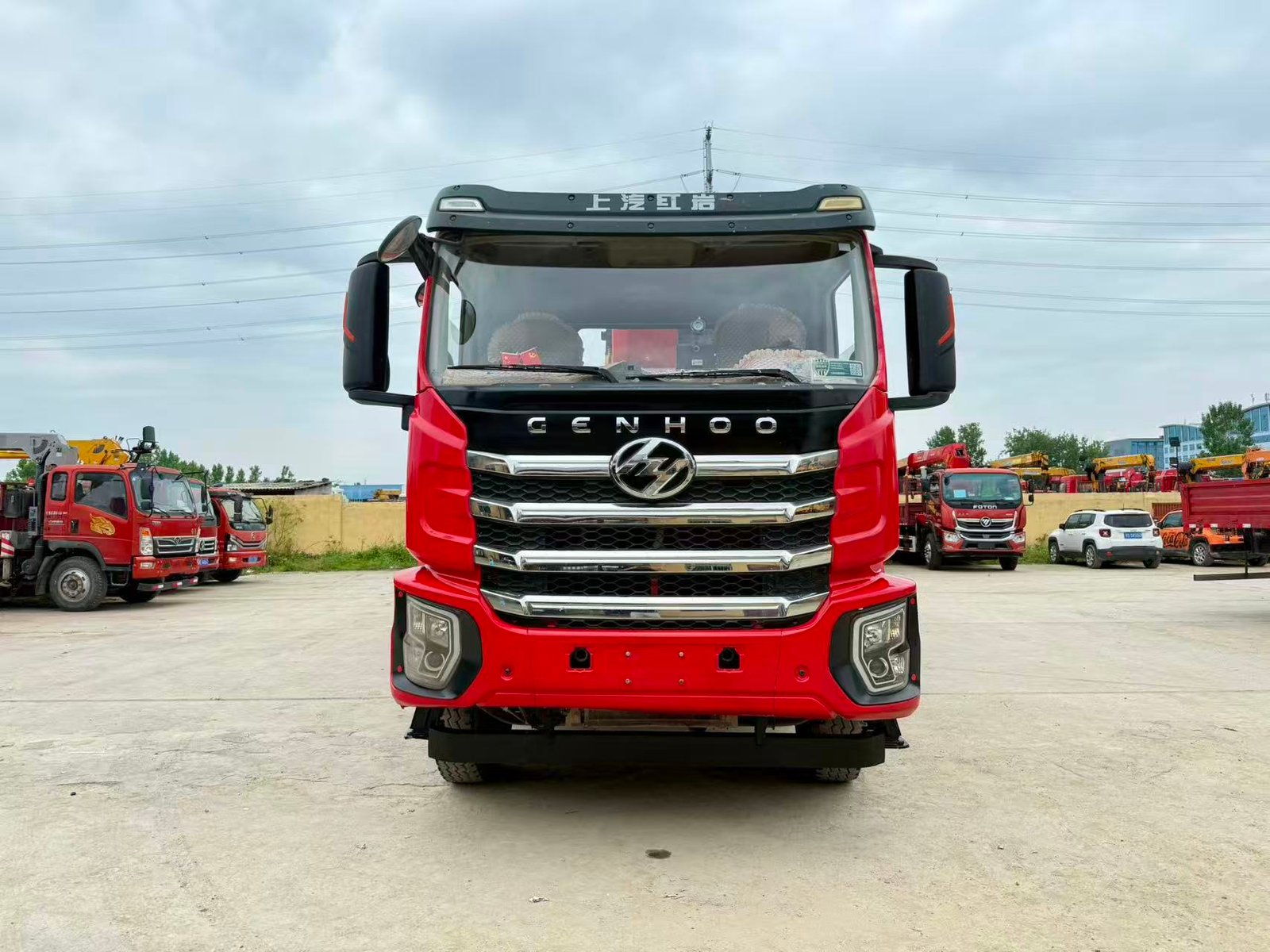 GENHOO КМУ 350л.с. кран:Palfinger 14 т. кран-манипулятор 8×4