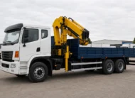 HOWO 6x4 used 8 t crane truck configuration illustration, side view