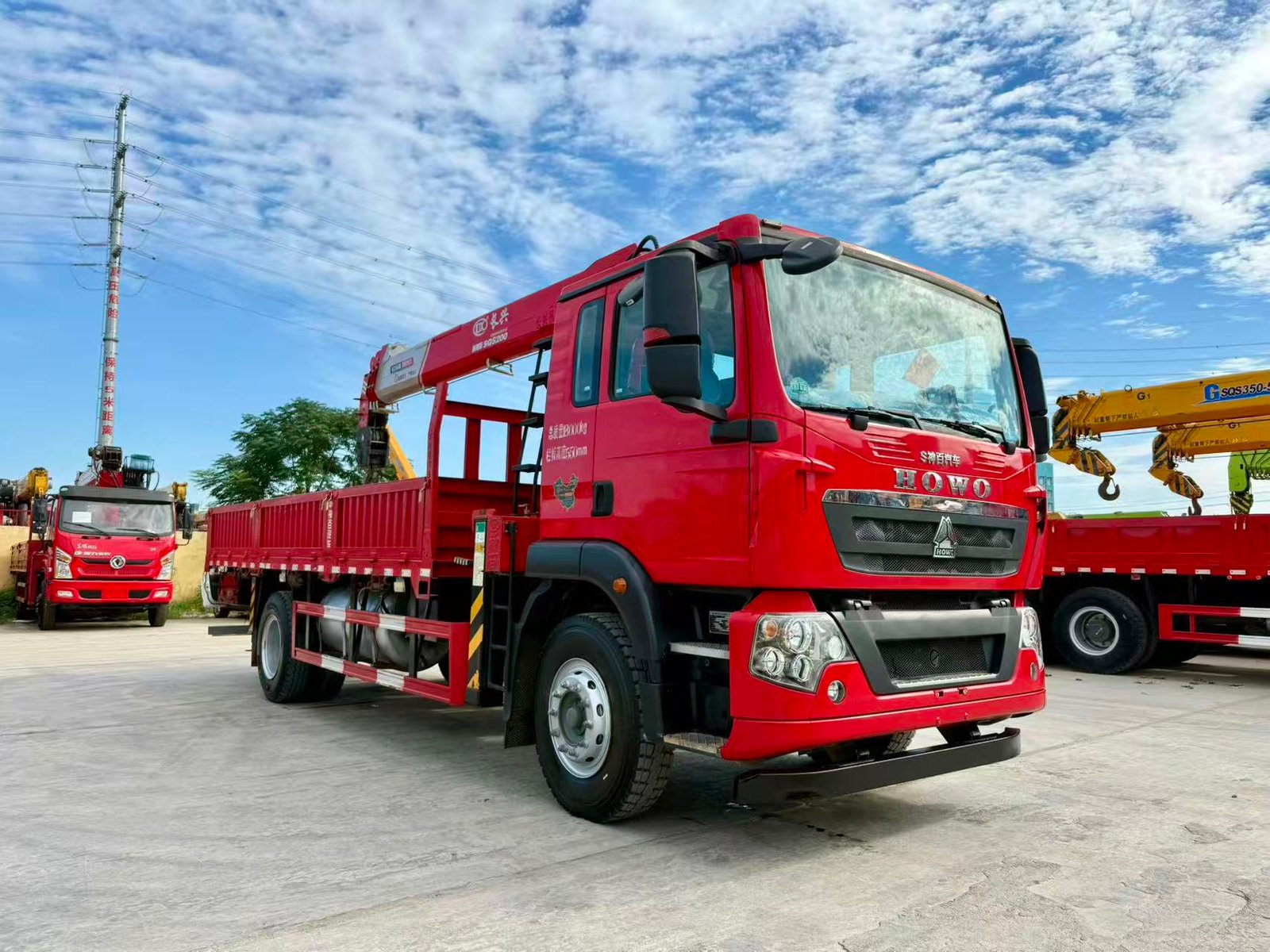 HOWO КМУ 240л.с. кран:CHANGXING 8 т. кран-манипулятор 4×2